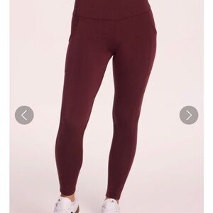 Woolx Piper tights M Garnet